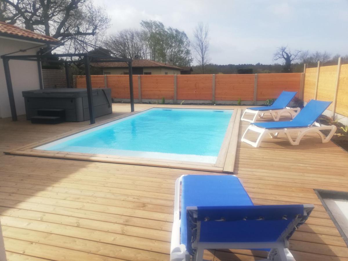 Magnifique Villa Sur Le Bassin D'Arcachon - Jacuzzi+Piscine - 8A10Pers 比加诺斯 外观 照片